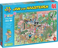 Jumbo Puzzle Jan van Haasteren Junior Schulgarten 360 Teile Karton