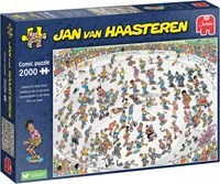 Jumbo Puzzle Jan van Haasteren 2000 Teile Skateboarden Cartoon