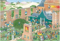 Jumbo puzzle Jan van Haasteren Le Marché de l'Art - 2000 pièces cartoon-2