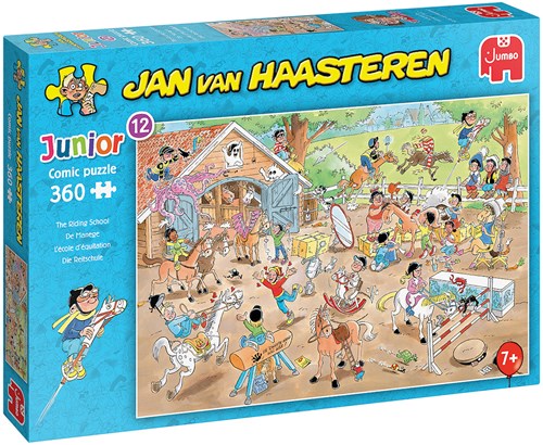 Jumbo Puzzle Jan van Haasteren Junior Reitschule 360 Teile Kinder