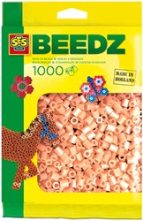 SES Beedz perles à repasser rose saumon 1000 pcs - kit créatif
