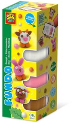 SES FunDo klei - Boerderij dieren (3x90gr-1x40gr)