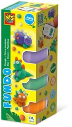 SES FunDo klei - Dino's (3x90gr-1x40gr)