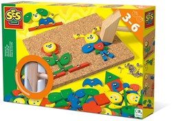 SES Creative 00926 Hämmerchen Tick Fantasie Motorikspielzeug, Mehrfarbig