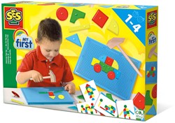 Ses Hamertje Tik Montessori Spielzeug - Originalset mit Grundformen