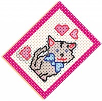 SES 14838 Creative 643321 lerne Sticken Kinder-Bastelkit, Mehrfarbig-2