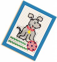 SES 14838 Creative 643321 lerne Sticken Kinder-Bastelkit, Mehrfarbig-3