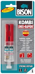 Bison colle époxy adhésif 2-composants rapide universel 24 ml transparent