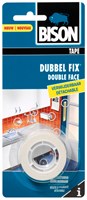 Bison Doublefix Verwijderbaar rol 1,5m x 19mm wit kaart