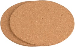 Alpina Pannenonderzetters kurk set van 2 stuks 18cm