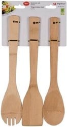 Set de spatules de cuisine en bois 29,5cm 3 pcs