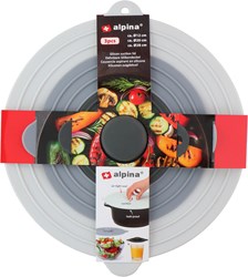 Alpina Silikon Saugdeckel Set - 3 Stück - Deckel für Töpfe und Pfannen