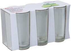 Alpina Trinkglas Set 230ml 6 Stück transparent Glas Geschirr