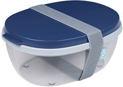 Mepal Salatbox Ellipse - Nordic denim