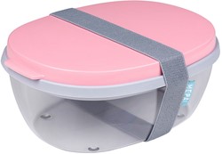 Mepal Salatbox Ellipse - Nordic pink
