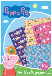 Bastelpapier Peppa Pig A4 150g bunt für Kinder