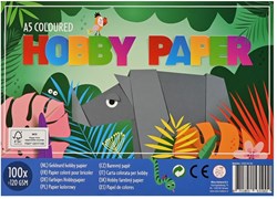 A5 gekleurd hobby papier (100 x 120 GSM) Jungle Line.