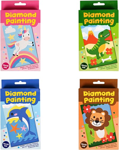 Diamond Painting set 10x15cm assorti