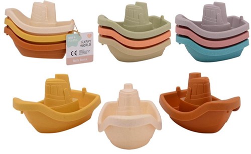 Happy World 3 Happy World Bio-Kunststoff-Badeboote 22282-2