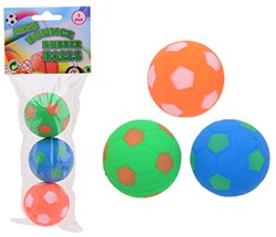 Johntoy Hüpfbälle High Bounce 3-teilig Gummispielzeug 5cm