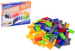 Jeu de dominos rallye 100 pièces dans la boîte 29653