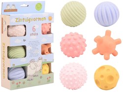 Mike & Molly - Motoriek en zintuig ballen 6 stuks in doos