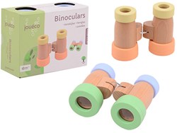 Johntoy Holzfernglas Spielzeug Pastellfarben für Kinder