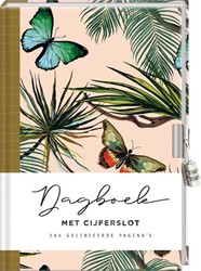 Image Books Tagebuch mit Zahlenschloss Schmetterling 16+