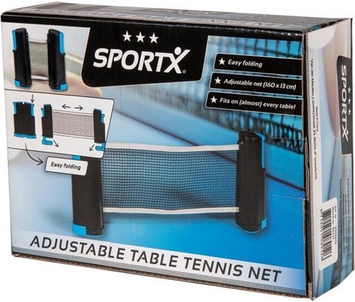 SportX Tischtennisnetz rollbar - Pingpongnetz für jeden Tisch-3