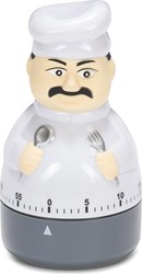 Patisse minuteur cuisine multicolore - minuteur chef plastique 60 minutes