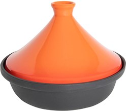 Tajine jouet marmite fonte rouge 25x5,5cm cuisine enfant