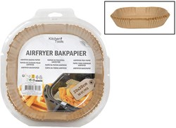 Backpapier für Airfryer 20 cm 50 Stück - Backpapier für Heißluftfritteuse