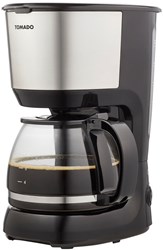 Cafetière Tomado 1,25L 10 tasses avec fonction maintien au chaud noir
