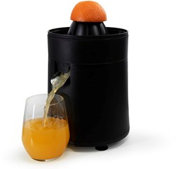 Tomado presse-agrumes électrique noir avec couvercle - extracteur de jus cuisine