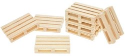 Kids Globe Holzpaletten Spielzeug Set 8 Stück 1:32 Maßstab
