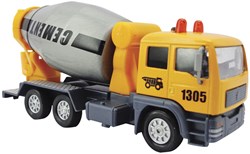 Kids Globe Betonmischer Spielzeugfahrzeug mit Licht und Sound 16cm