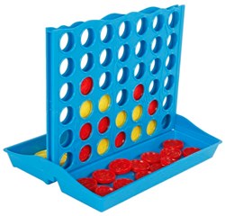 First To 4 Brettspiel Strategiespiel 15,5cm kompaktes Format