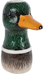Vase Ente grün Keramik Dekoration 18x16,5x24cm Spielzeug