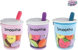 Plüsch Smoothy Kuscheltier Becher mit Obst 26cm - Fluffy Menu Spielzeug