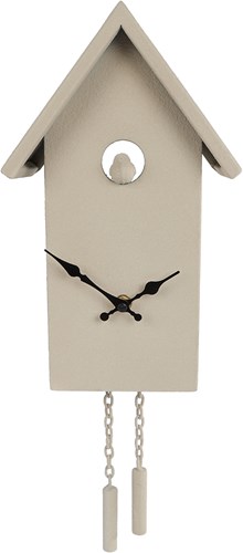 Van Manen horloge mural coucou métal crème 46,5cm décoration horloge