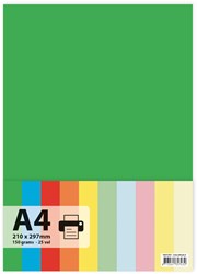Bastelpapier A4 grün 150g 25 Blatt - kreatives Papier für Kinder