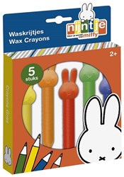 Twisk Miffy Wachsmalstifte - kreatives Malen für Kinder - 5 Farben