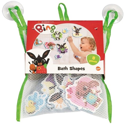 Twisk Bing figurines de bain jouet de bain - set mousse 8 pièces avec filet de rangement