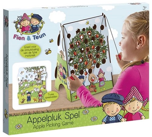 Fien & Teun Appeltjes plukken spel. 3+