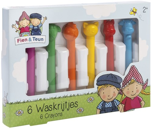 Twisk Wachsmalstifte Bauernhoftiere kreatives Spielzeug für Kinder