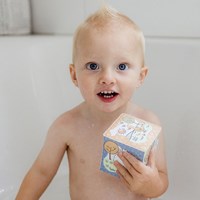 Bambolino Toys Badespielzeug Mike & Molly weicher Badwürfel Baby Kleinkind-2