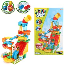 Circuit à billes XXL blocs de construction - jouet circuit à billes 133 pièces