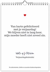 Verjaardagskalender Whats up je boterham