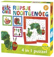 Bambolino Toys La Chenille qui fait des trous puzzle enfant 4-en-1 - jouet éducatif