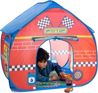 Pop It Up Pitstop – Spielzelt mit bedrucktem Boden – Schneller Auf- und Abbau dank Pop-Up-Mechanismus – Für Jungen & Mädchen – Formel 1-2